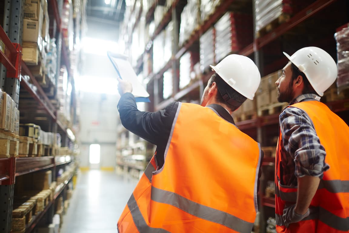 Warehouse management business app store front-end